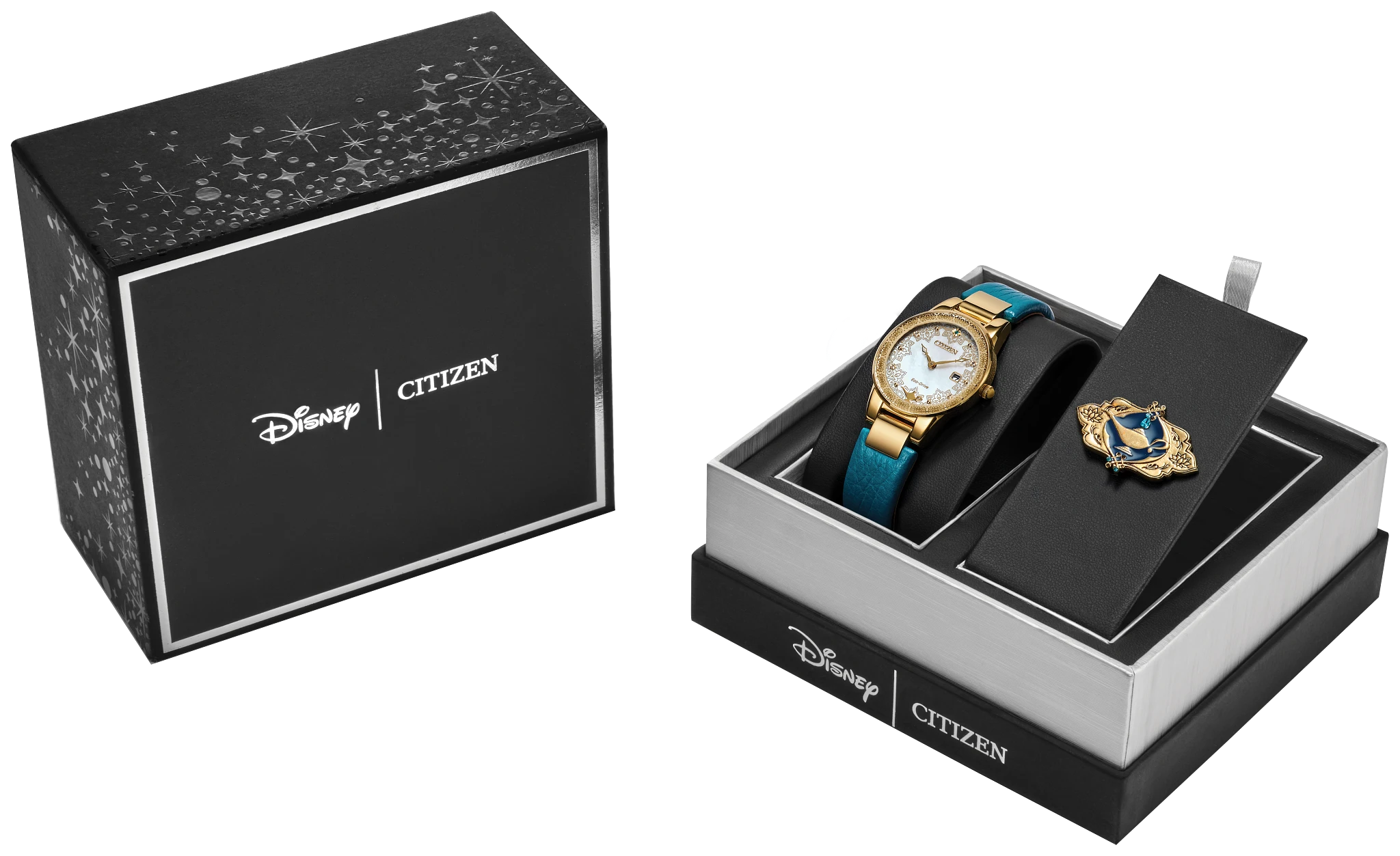 Aladdin 30th Anniversary White Dial Leather Strap GA1072-07D | CITIZEN